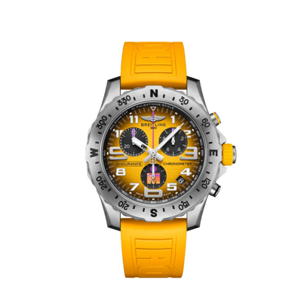 Breitling Endurance Pro Chronografh Super Quartz 44mm IronMan Yellow