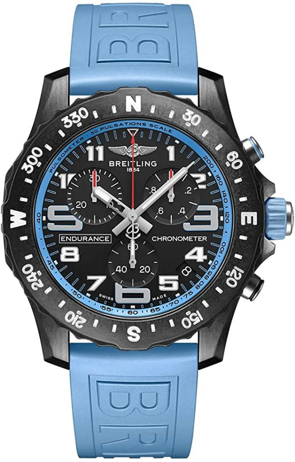 Breitling Endurance Pro Chronografh Super Quartz 44mm Light Blue