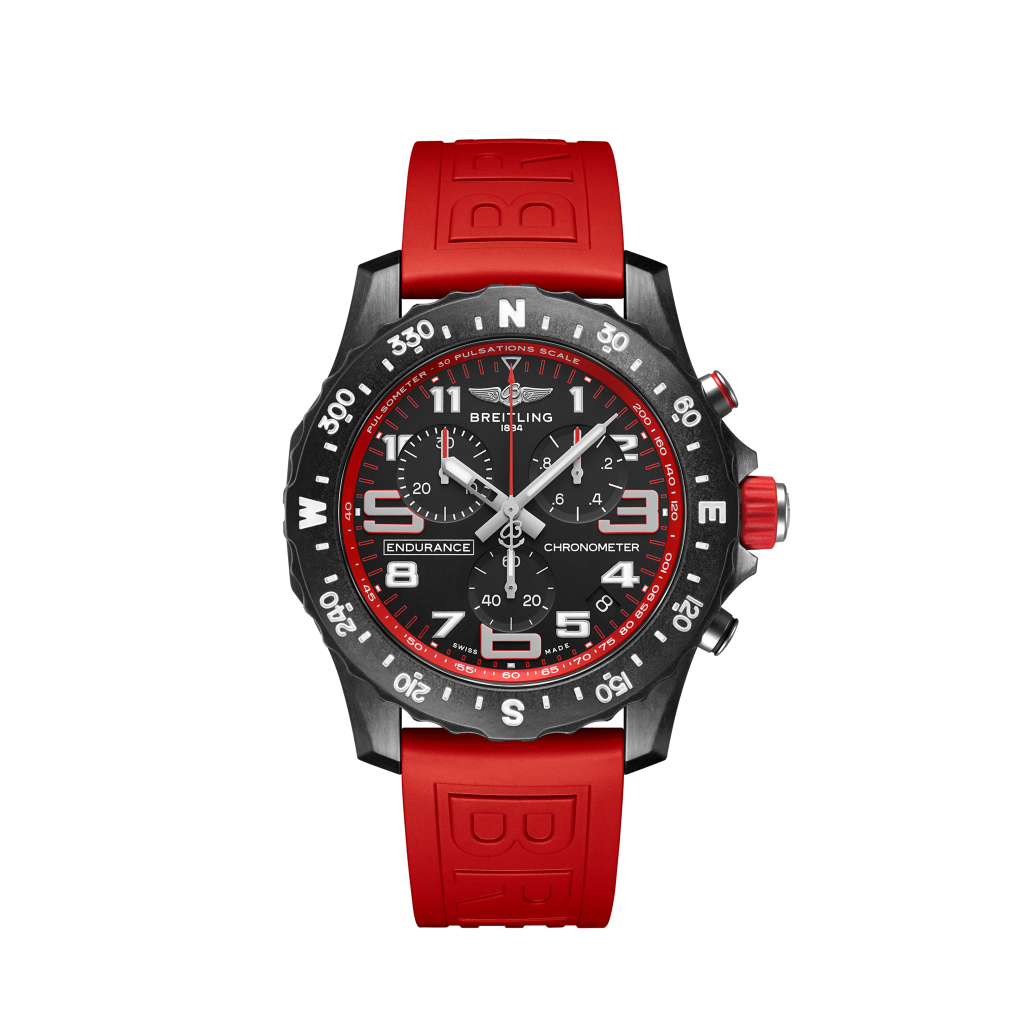 Breitling Endurance Pro Chronografh Super Quartz 44mm Red