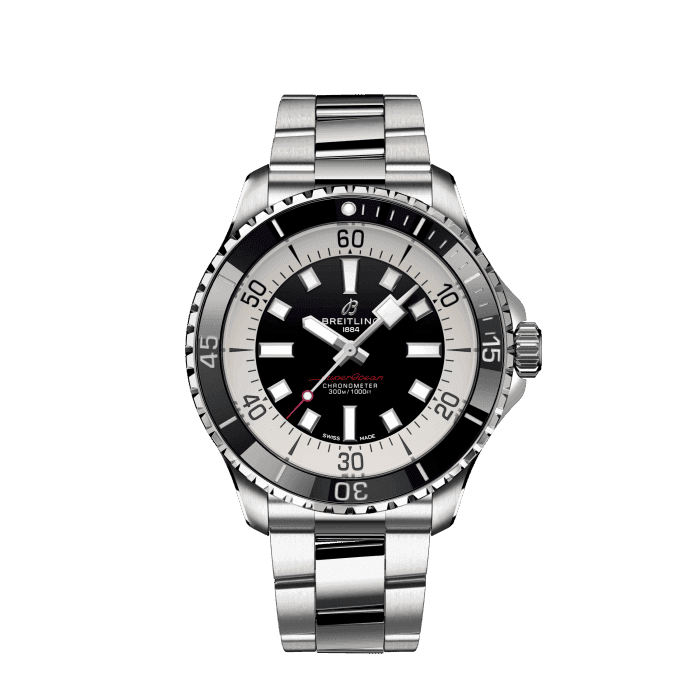 Breitling SuperOcean Automatic Stainless Steel Black Dial 44mm