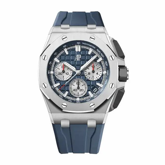 Audemars Piguet Royal Oak Offshore Diver Blue Dial Blue Rubber Men's Watch