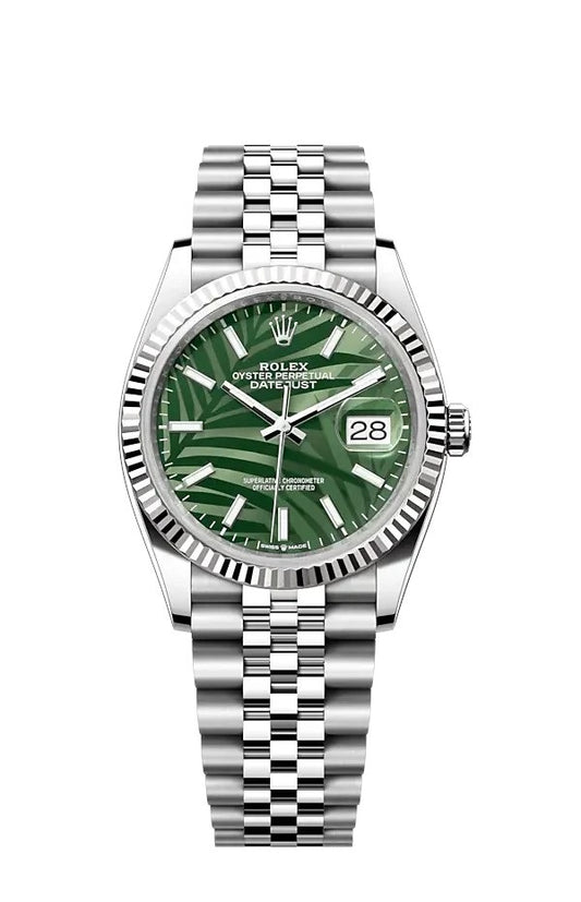 Rolex Datejust Green Forest Dial Jubilee 36mm