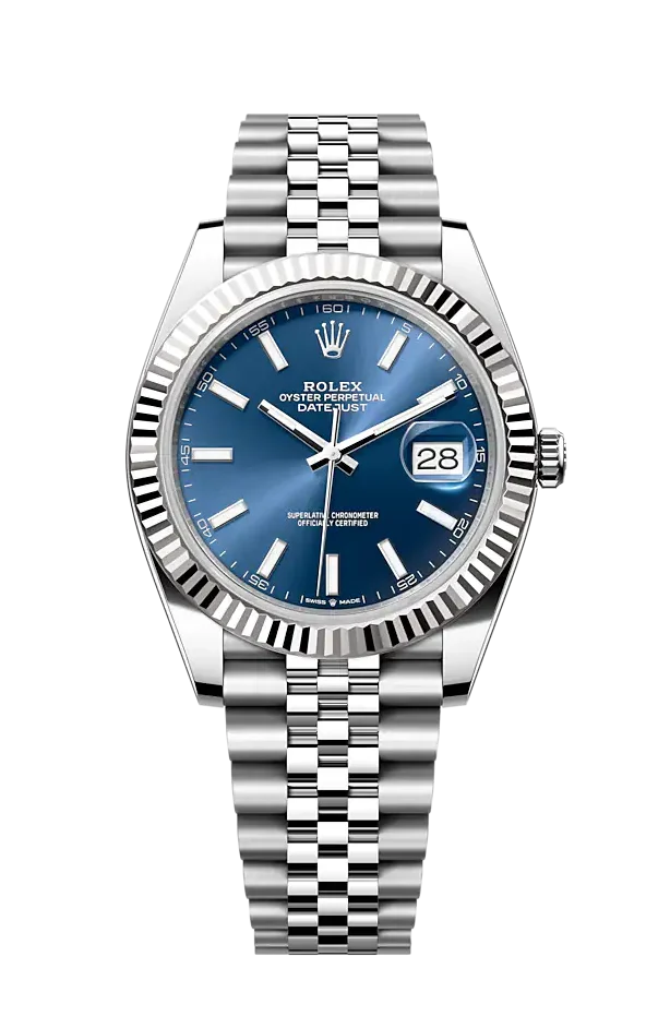 Rolex Datejust Steel Blue Dial Jubilee