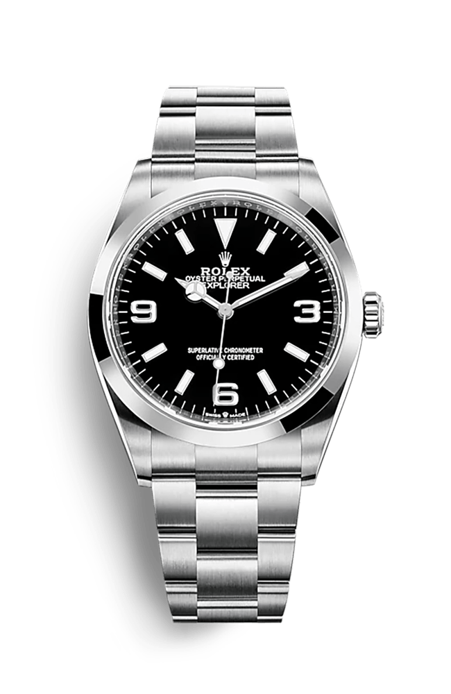 Rolex Explorer Black Dial 36mm