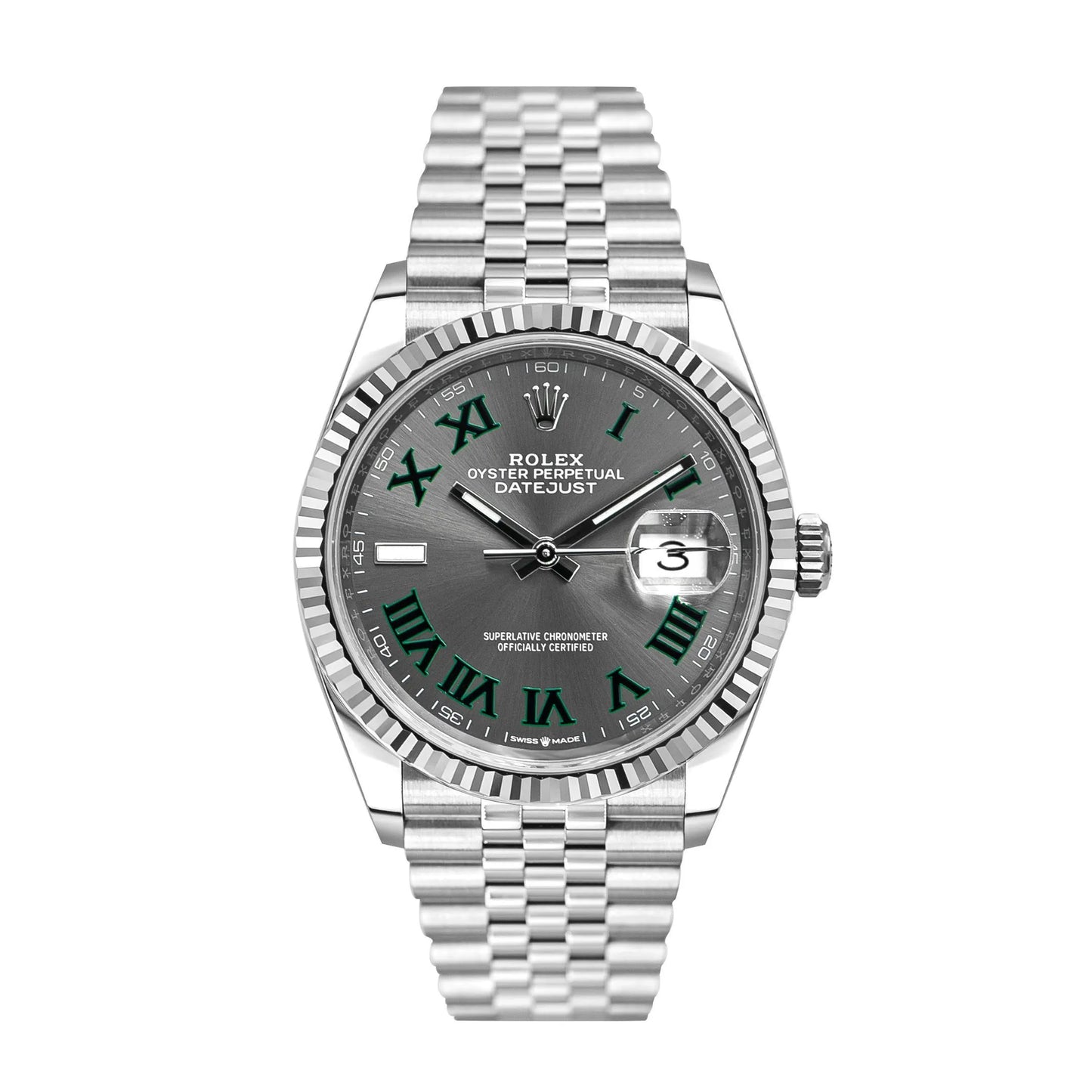 Rolex Datejust Wimbledon Steel Jubilee 36mm