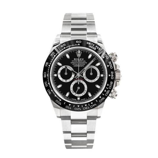 Rolex Daytona Steel Black Dial Ceramic Bezel