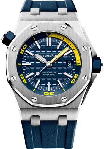 Audemars Piguet Royal Oak Offshore Diver Watch Blue Dial 42mm