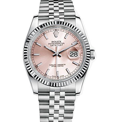 Rolex Datejust Rolex 36mm  Pink Dial Jubilee