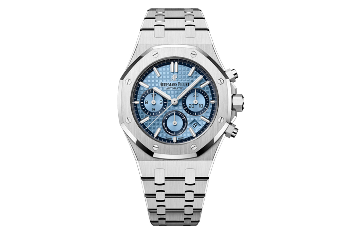 Audemars Piguet Royal Oak Chronografh Watch Light Blue Dial 41mm