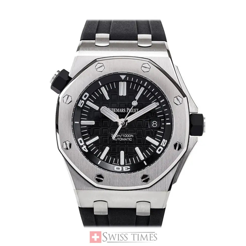 Audemars Piguet Royal Oak Offshore Diver Black Dial Black Rubber Men’s Watch