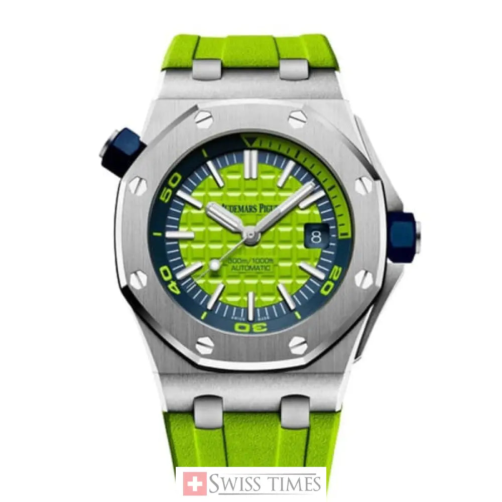 Audemars Piguet Royal Oak Offshore Diver Watch-Lime Green Dial42mm