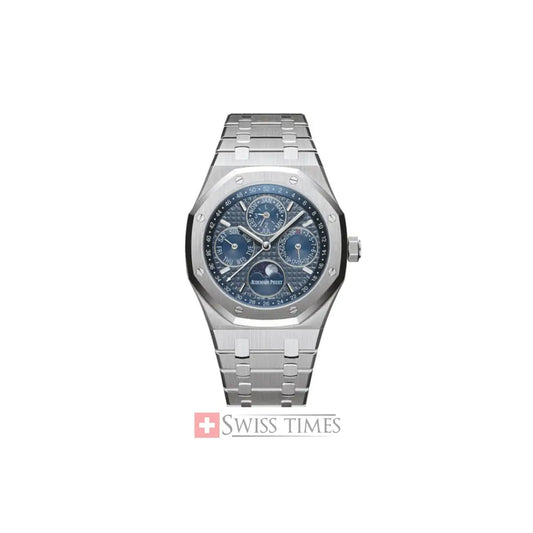 Audemars Piguet Royal Oak Perpetual Calendar Steel Blue Dial