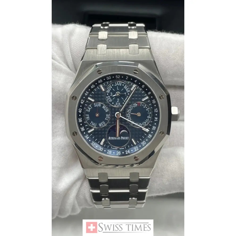 Audemars Piguet Royal Oak Perpetual Calendar Steel Blue Dial