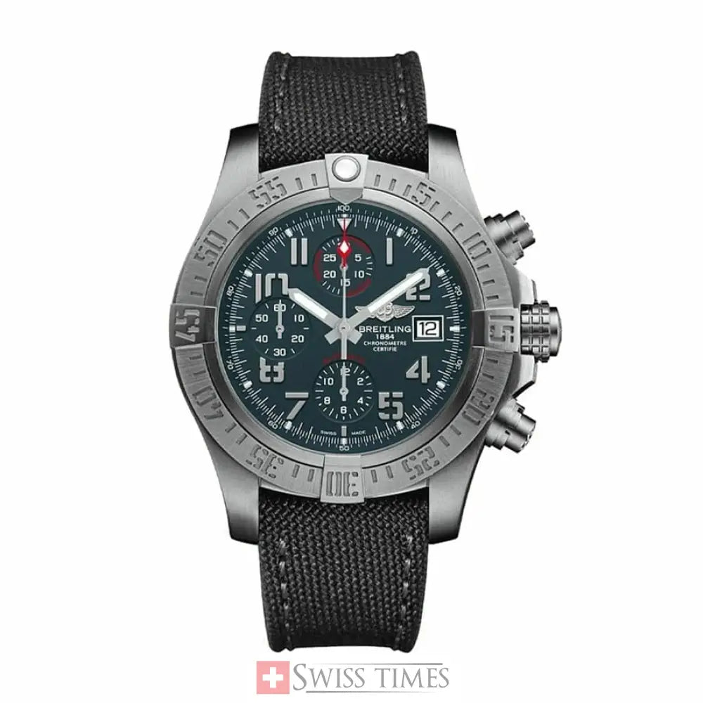 Breitling Avenger Titanium Bandit Black Dial With Strap 45mm