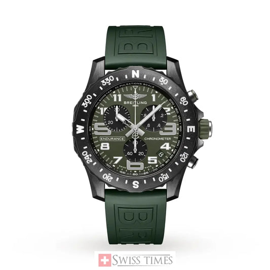 Breitling Endurance Pro Chronografh Super Quartz 44mm Green