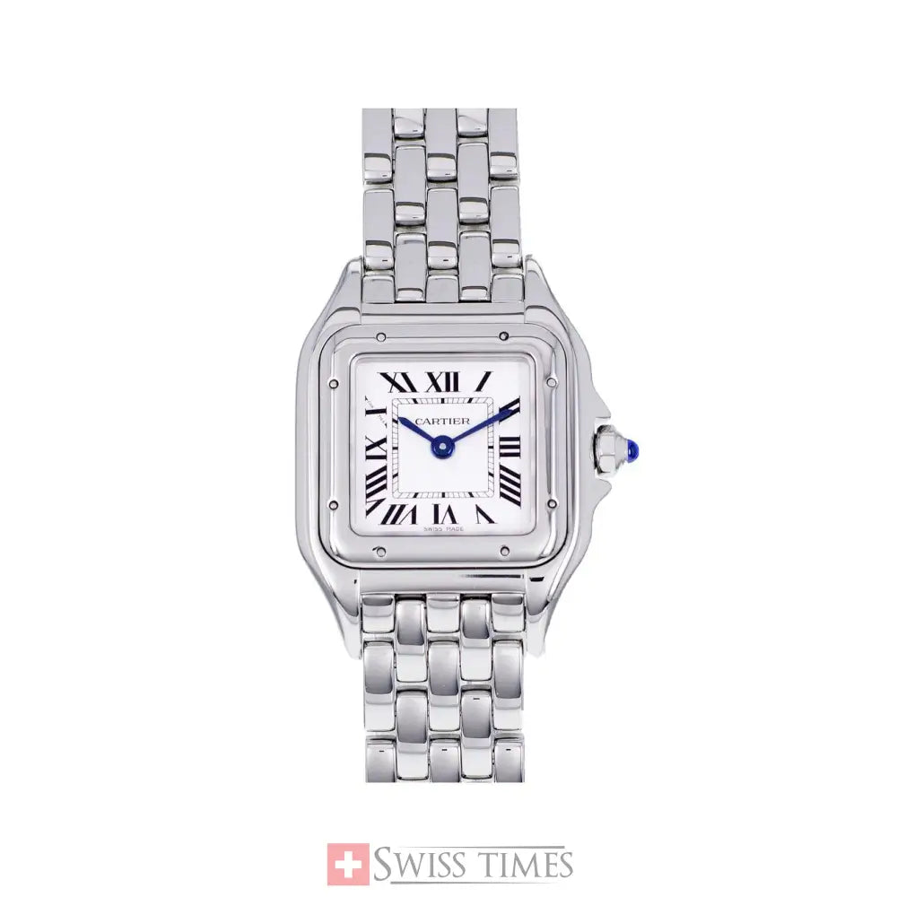 Cartier Panthere Watch 33mm Steel White Dial