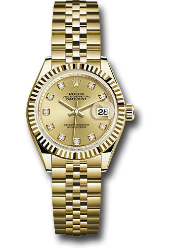 Rolex Datejust Yellow Gold With Yellow Gold Dial Jubilee 28MM