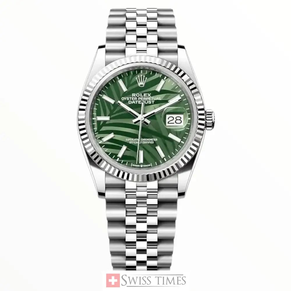 Date-Just Green Forest Dial Jubilee 36mm