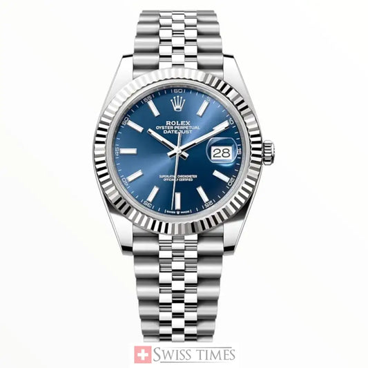 Date-Just Steel Blue Dial Jubilee