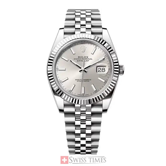 Date-Just Steel Silver Dial Jubilee
