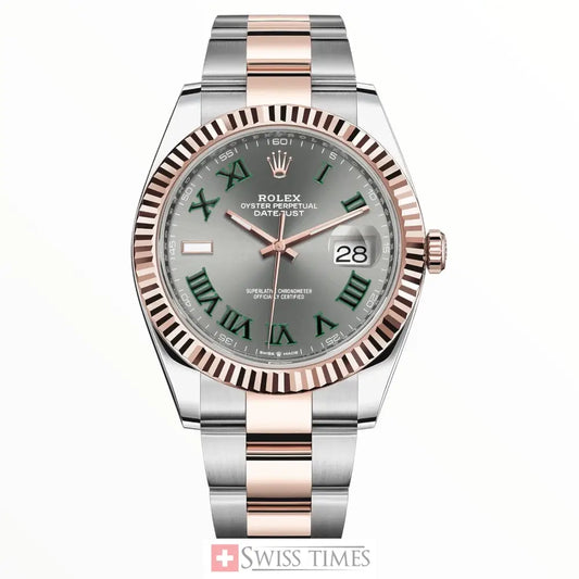 Date-Just Wimbledon Two Tone Pink Gold Oyster 36MM