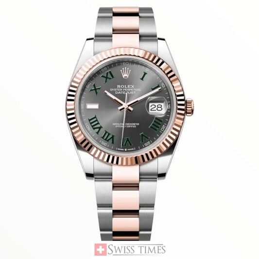 Date-Just Wimbledon Two Tone Pink Gold Oyster
