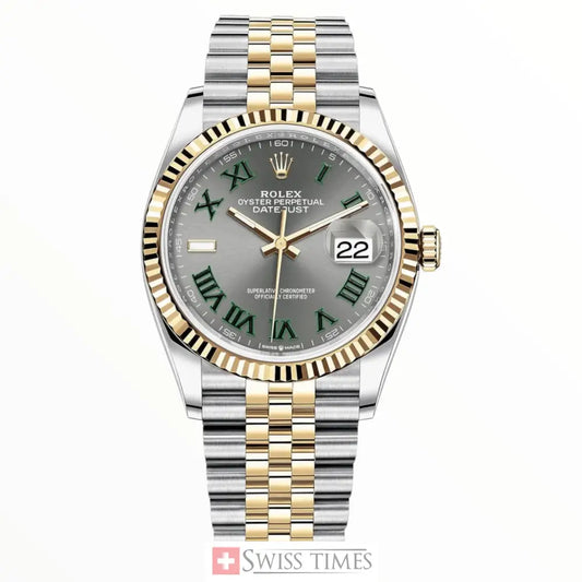 Date-Just Wimbledon Two Tone Yellow Gold Jubilee 36mm
