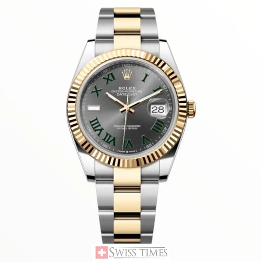 Date-Just Wimbledon Two Tone Yellow Gold Oyster 41mm