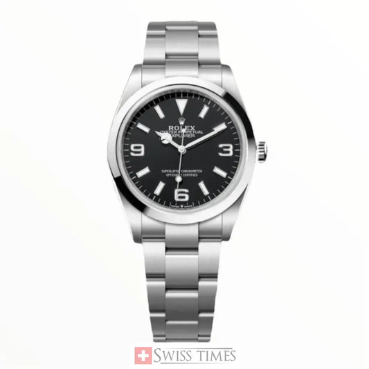 Explorer Black Dial 39mm