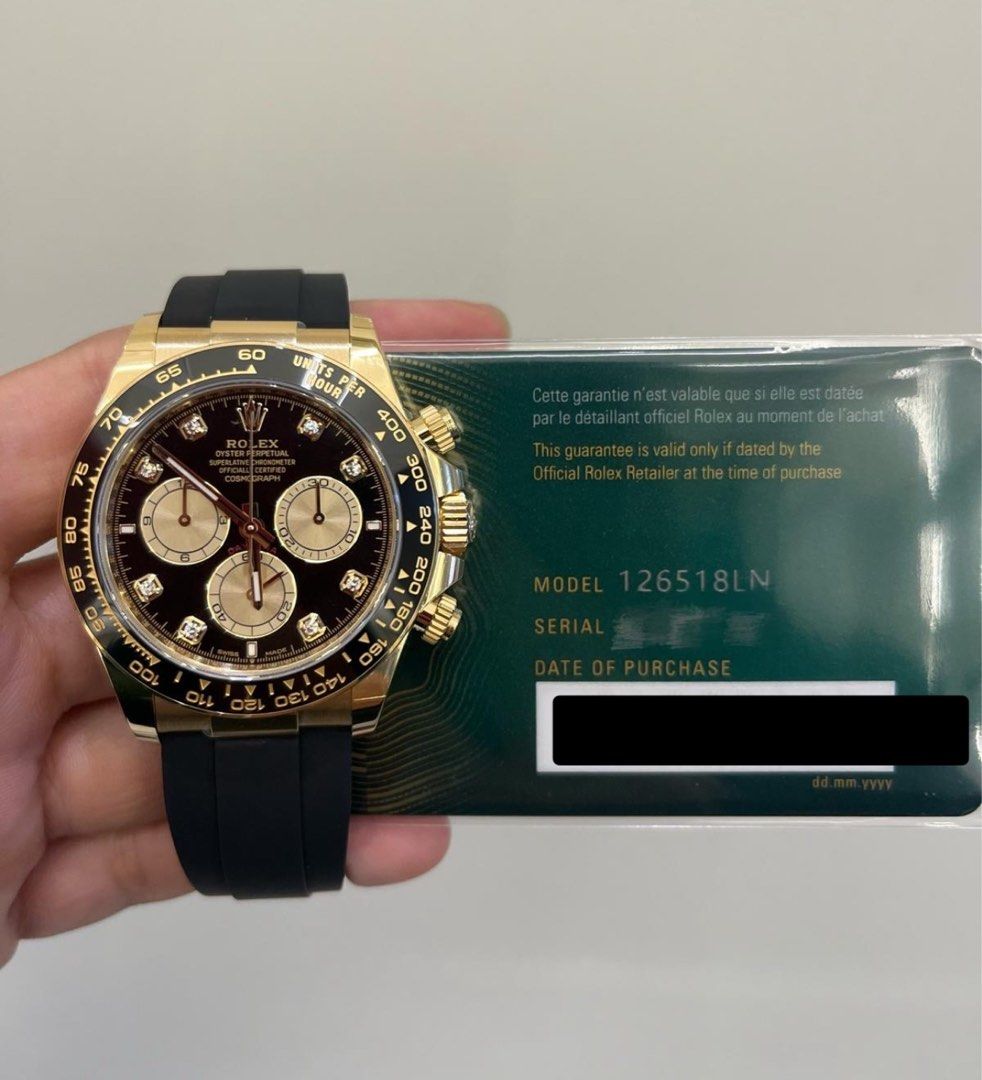 Rolex Daytona Paul Newman OysterFlex Black Dial With Diamonds