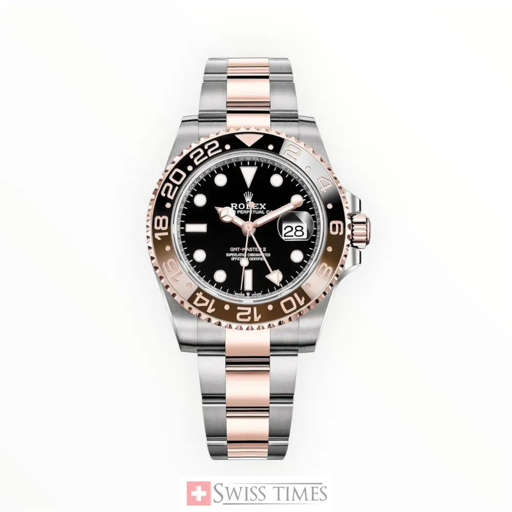 Gmt-Master II Rootbeer Two Tone Black Dial