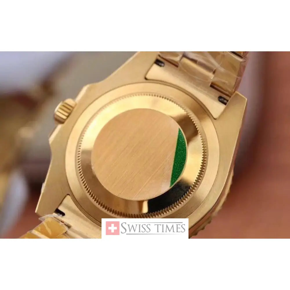 Gmt-Master II Yellow Gold Green Dial