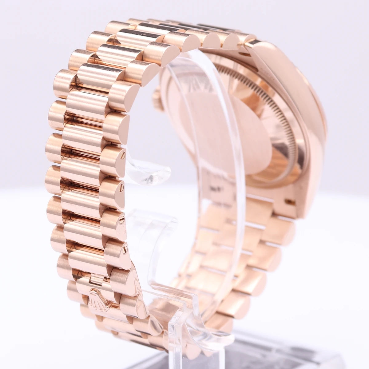 Rolex Day-Date 36mm Rose Gold President Baguette Dial