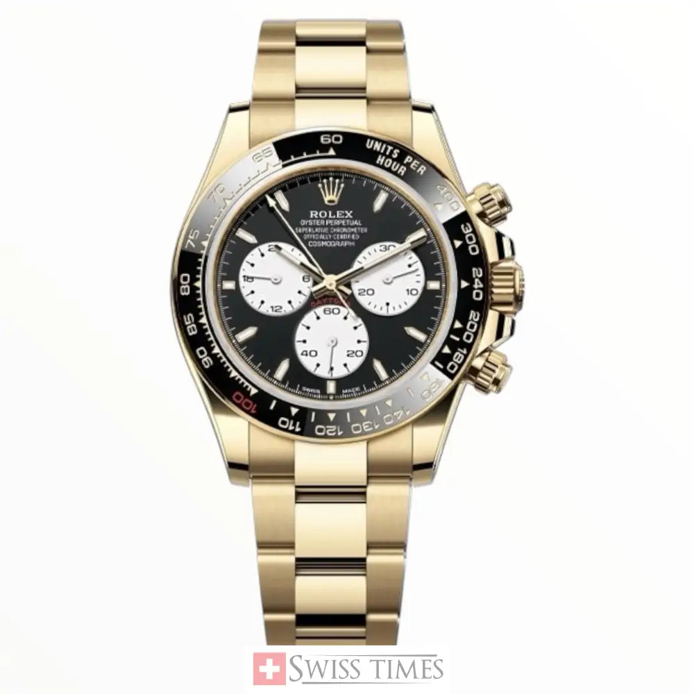 LeMans Yellow Gold Black Dial 40mm