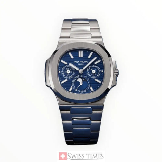 Nautilus Automatic Blue Dial Calendar Stainless Steel 40.5mm