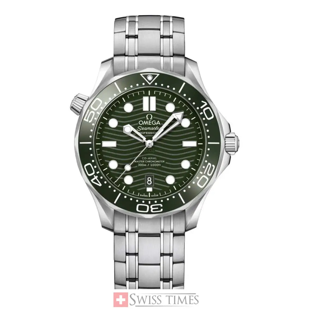 Omega Diver 300M CoAxial Master Chronometer Green Dial 42 mm