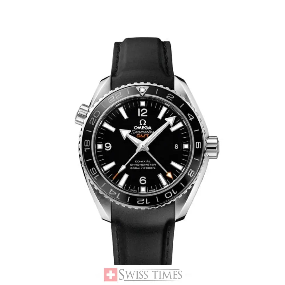 Omega Planet Ocean 600M CoAxial Master GMT Black 43.5