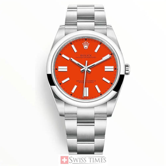 Oyster Perpetual 36mm Coral Red Dial