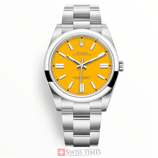 Oyster Perpetual 41mm Yellow Dial