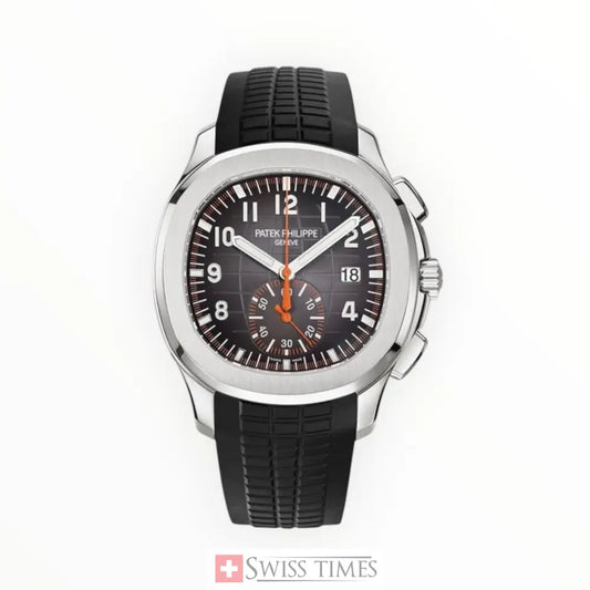 Patek Philippe Aquanaut Black Dial Chronograph Watch 42.2mm
