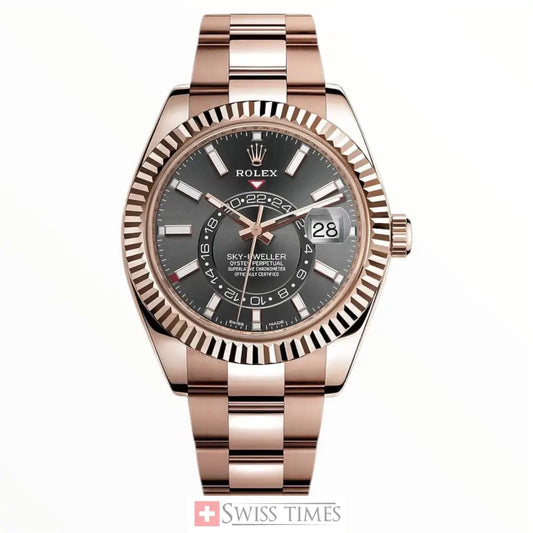 Pink Gold Rhodium Dial