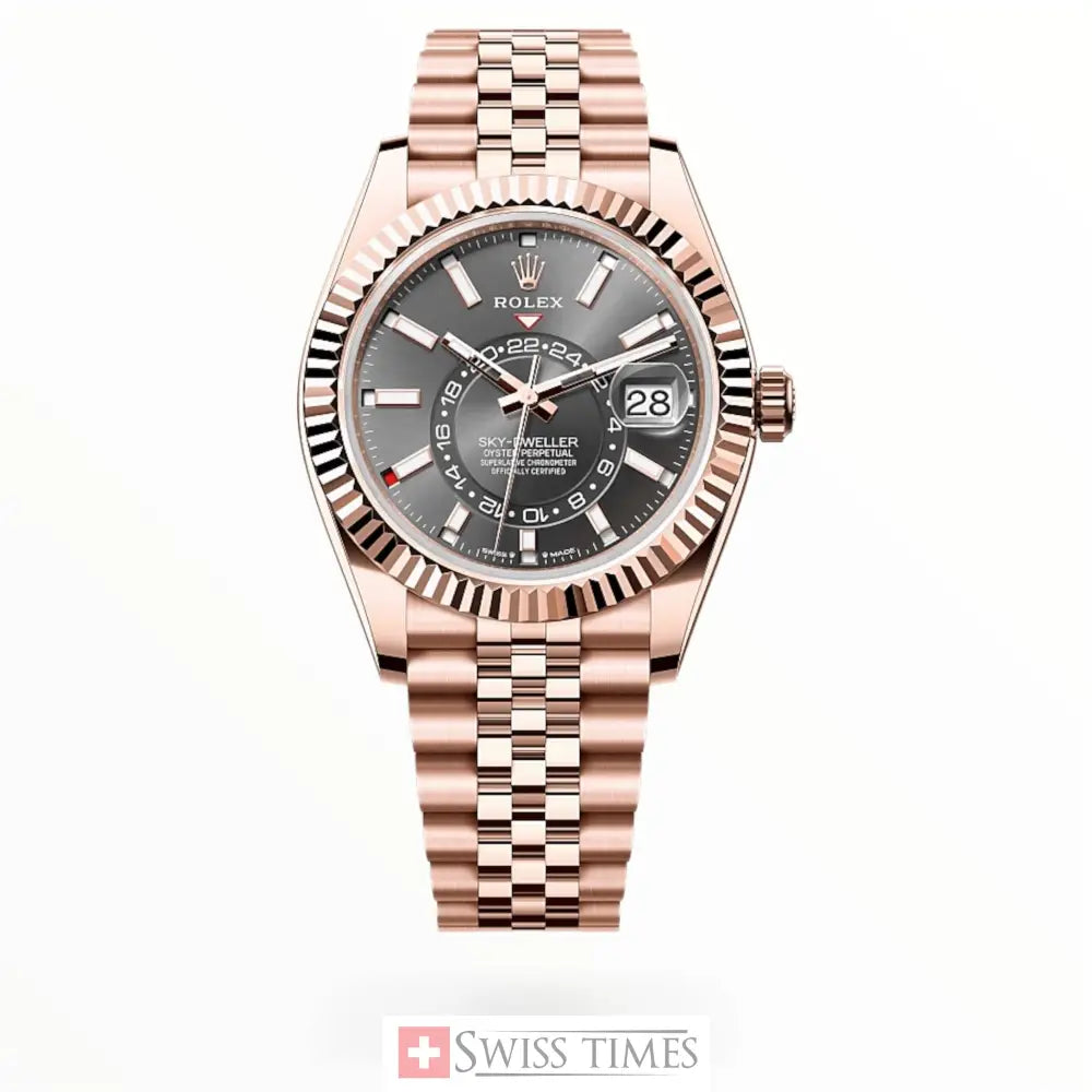 Pink Gold Rhodium Dial Jubilee