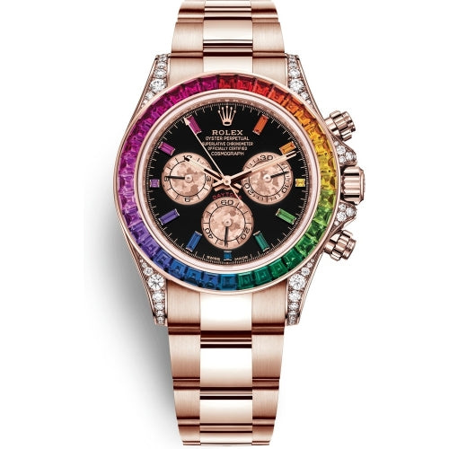 Rolex Daytona Pink Gold Rainbow 40mm