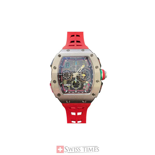 Richard Mille RM 65-01 Split-Seconds Red Strap