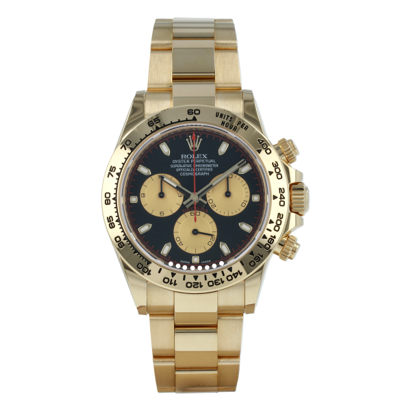 Rolex Daytona Paul Newman Yellow Gold Black Dial