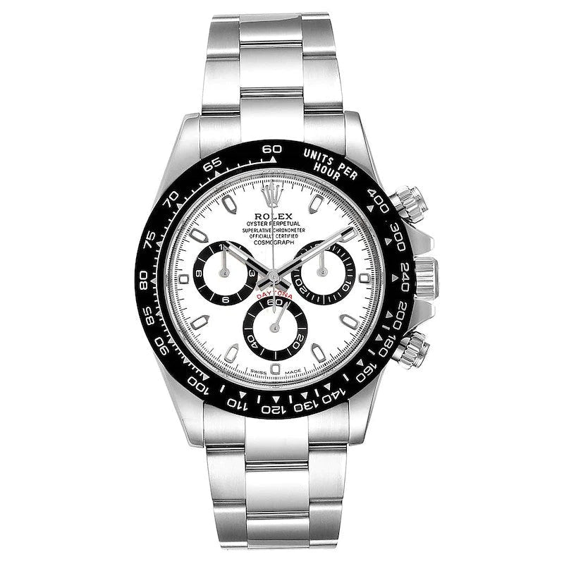  Rolex Daytona White Dial Ceramic Bezel