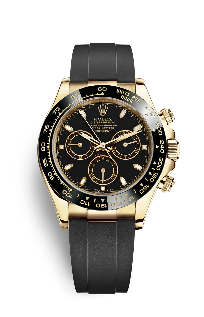 Rolex Daytona Black Dial Oysterflex