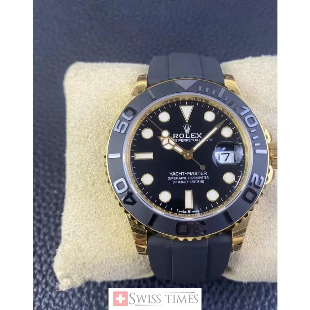 Rolex Yacht-Master 42MM Yellow Gold OysterFlex