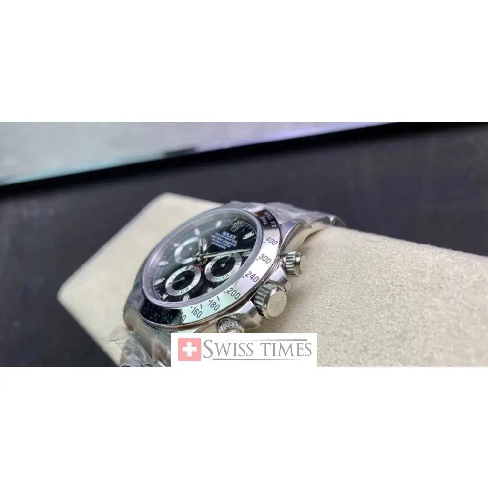 Steel Black Dial