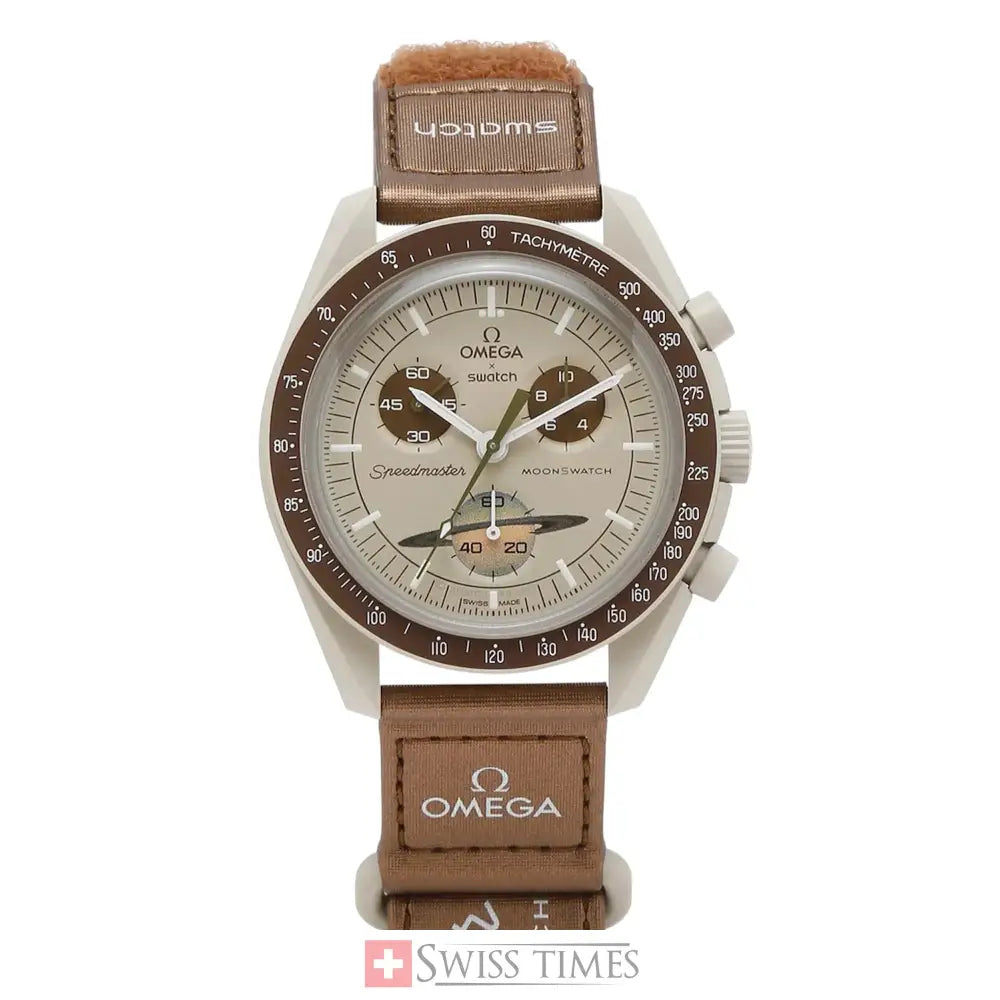 Swatch X Omega Bioceramic Moonswatch Mission To Saturn